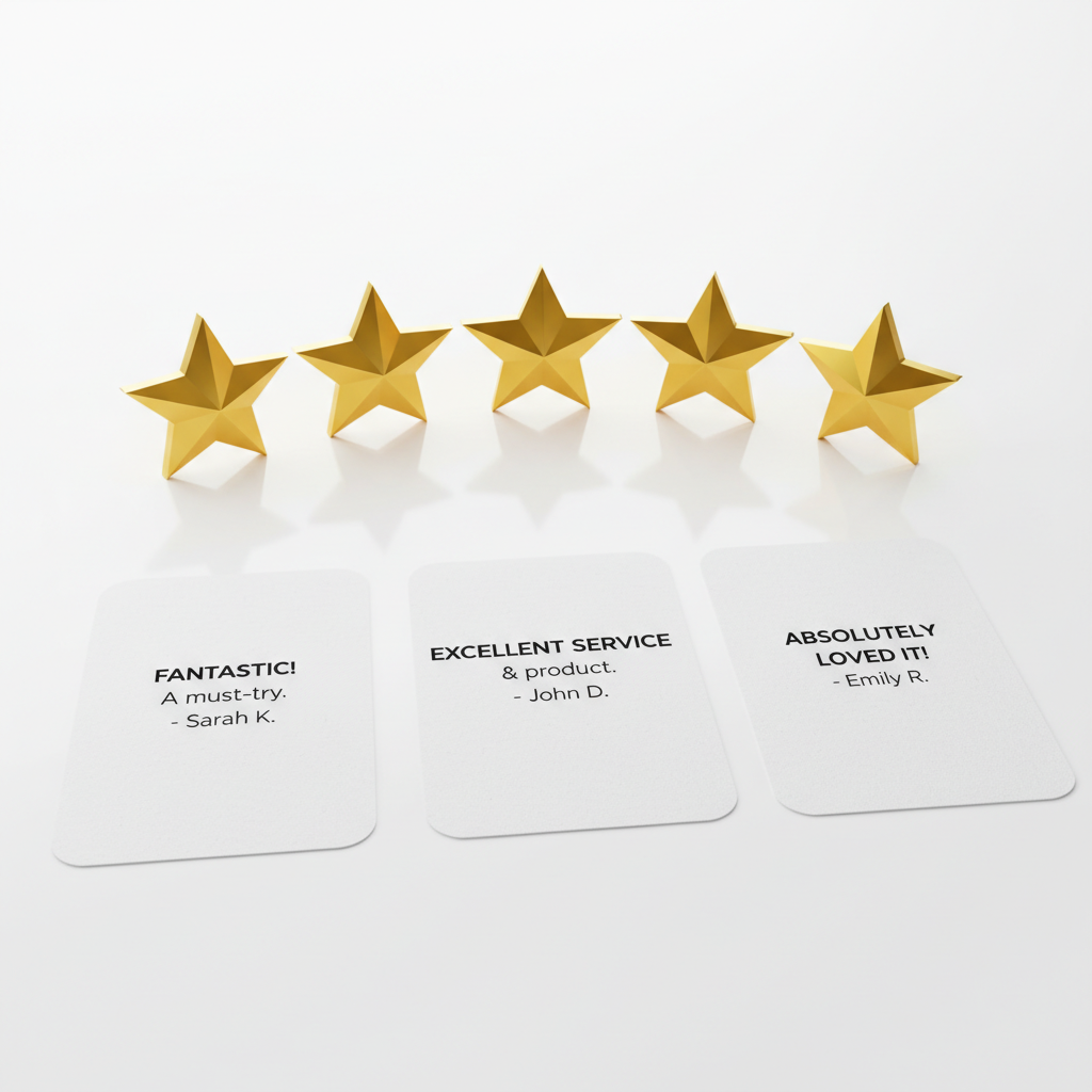 Five star customer ratings